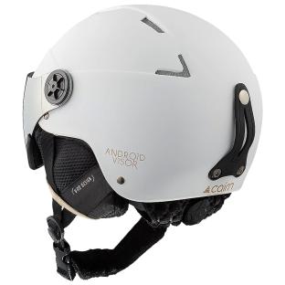 Casque Blanc Homme Cairn Android Visor vue 0
