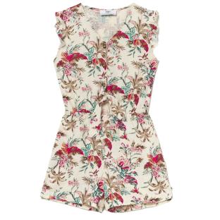 Combishort Beige/Fushia Fille Le Temps Des Cerises Yucagi vue 0