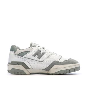 Baskets Blanches/Grises Femme New Balance Bb550 vue 0