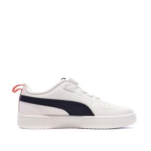 Puma Rickie White/Black Boys’ Trainers Photo of the Espace des Marques %store% store - view of %key%
