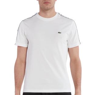 T-shirt Blanc Homme Lacoste TH7404 vue 0