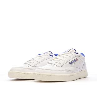 Baskets Blanches/Bleu Homme Reebok Vintage vue 0