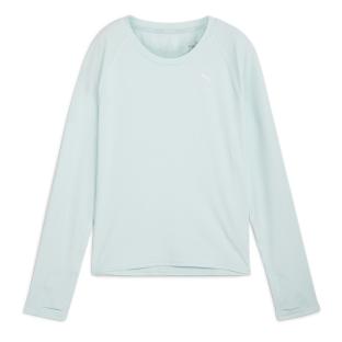 Camiseta de manga larga azul para mujer Puma Run Cloudspun ver 0