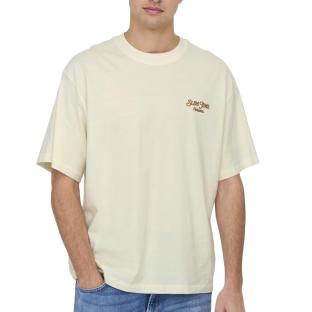 Beiges Herren-T-Shirt von Only & Sons, Modell „Malik“ Ansicht 0