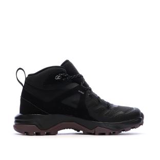 Zapatillas de senderismo negras para mujer Salomon Exeo Mid ver 0