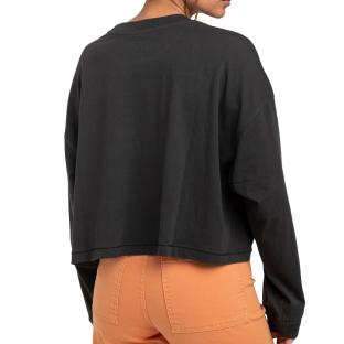 Langärmliges T-Shirt, schwarz, Damen, Billabong Go With Flow Ansicht 0