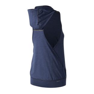 T-shirt à capuche Marine Femme New Balance WT71145 vue 0