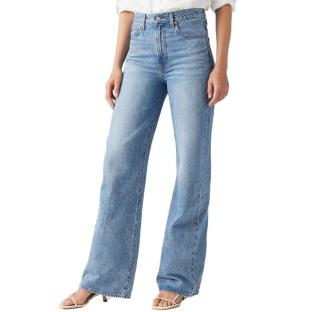 Jean Bleu Clair Femme Levi's Ribcage Wide Leg A60810 vue 0