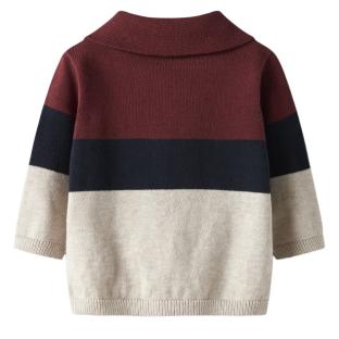 Pullover Beige/Marine/Bordeaux Jungen Name it Knit Ansicht 0