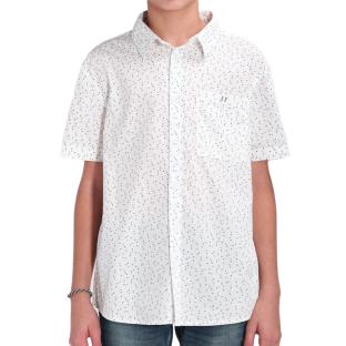 Boy's White Teddy Smith Hook Shirt Photo of the Espace des Marques %store% store - view of %key%
