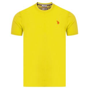 T-Shirt Jaune Homme US Polo ASSN Luca vue 0