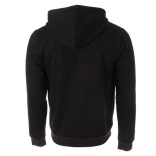 Sudadera negra con cremallera para hombre RMS26 8254 ver 0