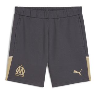 OM Short Negro/Dorado Fútbol Puma Hombre 2023/2024 ver 0