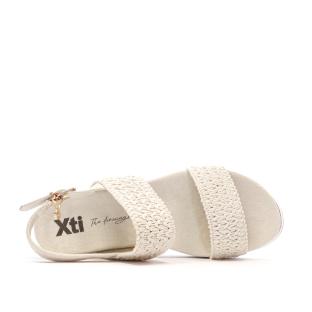 Sandals Ecru Women XTI 143858-ECR Photo of the Espace des Marques %store% store - view of %key%