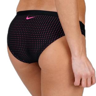 Bas de maillot de bain Noir/Rose Femme Nike Bottom vue 0
