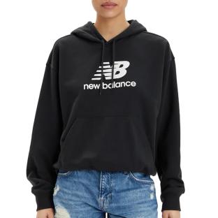 Sweat Noir Femme New Balance French Terry vue 0