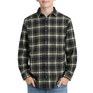 Jack & Jones Shua Boy's Black Checkered Shirt Photo of the Espace des Marques %store% store - view of %key%