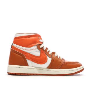 Air Jordan 1 High MM Baskets Oranges Femme Nike vue 0