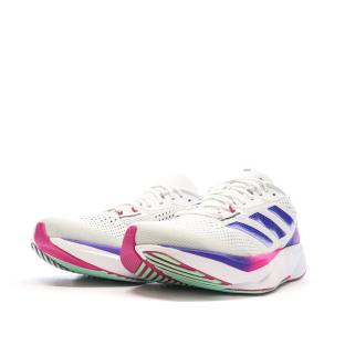 Chaussures de running Blanches Homme Adidas Adizero vue 0