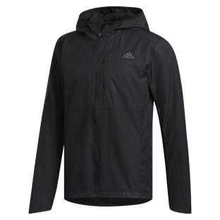 Veste Noire Homme Adidas Own The Run vue 0