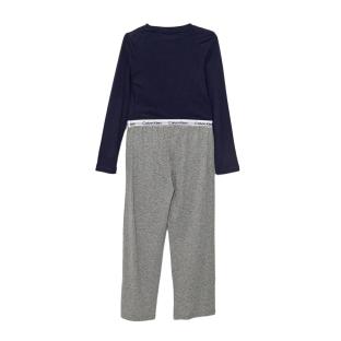 Girl's navy/grey Calvin Klein Jeans Peacoat pyjamas Photo of the Espace des Marques %store% store - view of %key%