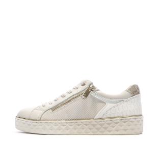 Marco Tozzi Cream Comb Beige Women’s Trainers Photo of the Espace des Marques %store% store - view of %key%
