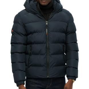 Doudoune Marine Homme Superdry Hooded Sports vue 0