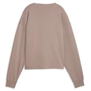 Sweat Taupe Femme Puma Essential Elevated vue 0
