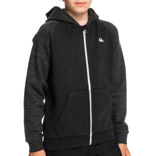Schwarzes Herren-Sweatshirt mit Reißverschluss von Quiksilver – Easydzipyth Ansicht 0