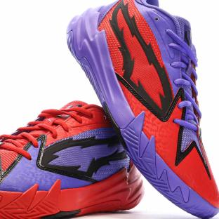 Chaussures de Basketball Violet/Rouge Homme Puma Scoot 1 PRED vue 0