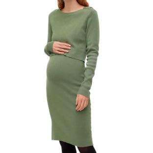 Grünes Kleid Women Mamalicious June Ansicht 0
