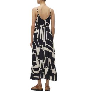 Kleid Schwarz/Beige Frau Vero Moda Easy Ansicht 0