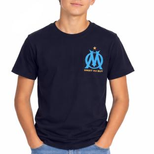 T-shirt Marine/Bleu Garçon Olympique de Marseille vue 0