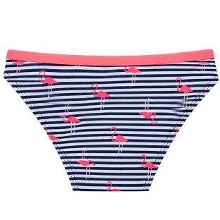 Bas de Maillot de bain Marine/Blanc/Rose Fille Lagon Bleu Alyssa vue 0