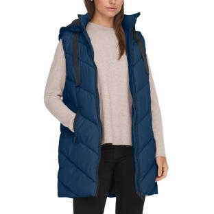 Women's Blue Sleeveless Coat JDY Padded Waistcoat Photo of the Espace des Marques %store% store - view of %key%