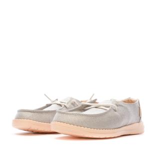 Hey Dude Wendy Silver Girl's Shoes Photo of the Espace des Marques %store% store - view of %key%