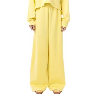 Pantalon Jaune Homme Lacoste Runway Oversized Satin vue 0