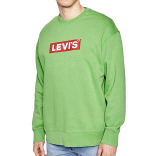 Sweat Vert Homme Levi's Relaxed Graphic Crew vue 0