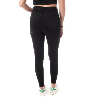 Jean Slim à Strass Noir Femme Monday Premium Strass vue 0