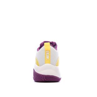Zapatillas de baloncesto blancas y moradas para niña PEAK SPORT Game 2 ver 0