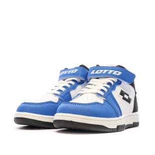 Baskets Bleu/Noir Garçon Lotto Ravenne vue 0