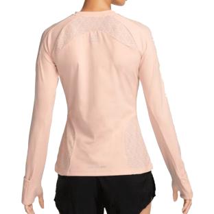T-shirt Manches Longues Rose Femme Nike Dfadv vue 0