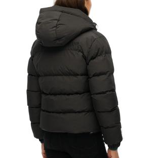 Doudoune Noire Femme Superdry Hooded vue 0