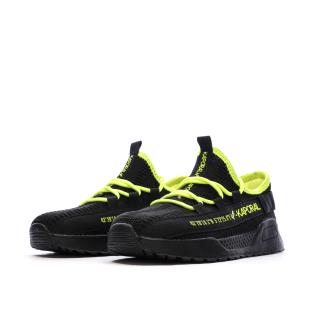Baskets Noir/Jaune Garçon Kaporal Dofini vue 0