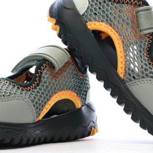 Grüne Sandalen Jungen Adidas Summerflex Ansicht 0
