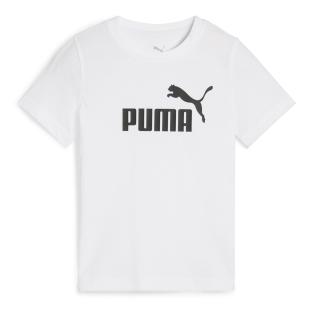 Weiß/Schwarzes Puma-T-Shirt für Jungen, Ess No. 1 Logo Ansicht 0