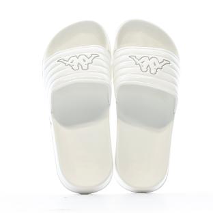 Claquettes Blanche Femme Kappa Noles 361I15W vue 0