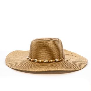Chapeaux Marron Via Lorenzo Capeline Camel vue 0