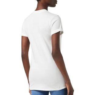 T-Shirt Blanc Femme Disney Mickey Forward Sketch vue 0