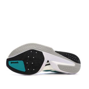 Baskets Blanches/Turquoises Adidas Adizero Boston 13 vue 0